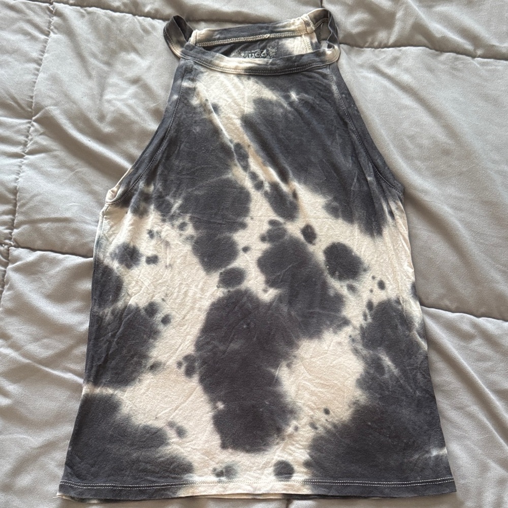 Mudd Tie-Dye Halter Neck Shirt (M)